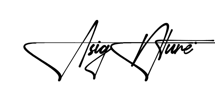 A Signature name signature writing style