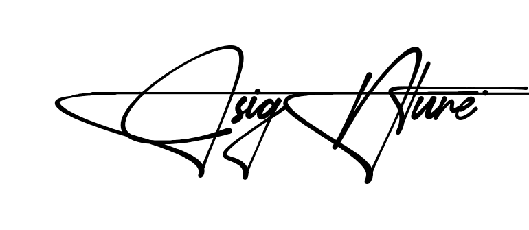 C Signature name signature writing style