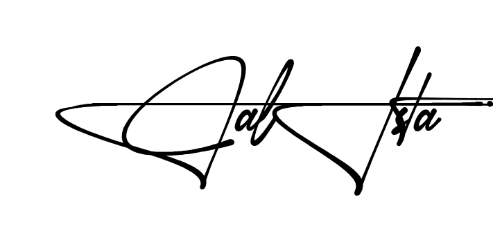 Calista name signature writing style