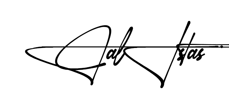 Calista S name signature writing style