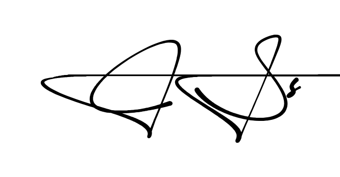 Cs S name signature writing style