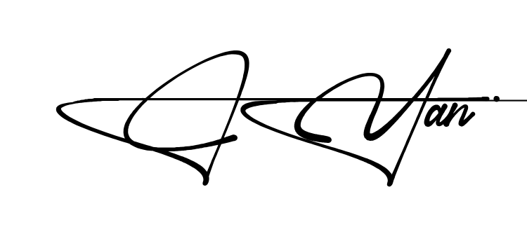 Cyan name signature writing style
