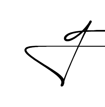 F name signature writing style