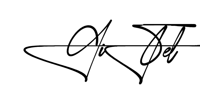 Gitel name signature writing style