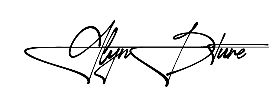 Glynda Signature name signature writing style