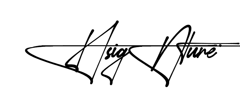 H Signature name signature writing style