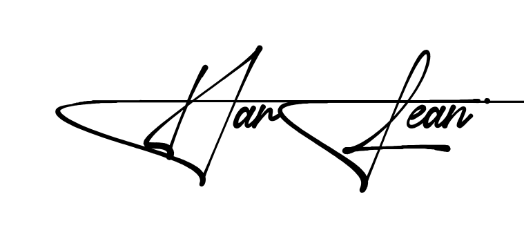 Harlean name signature writing style