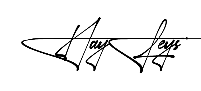 Hayley S name signature writing style
