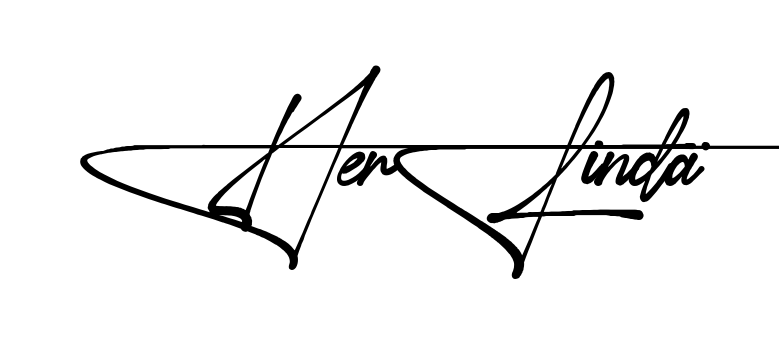 Herlinda name signature writing style