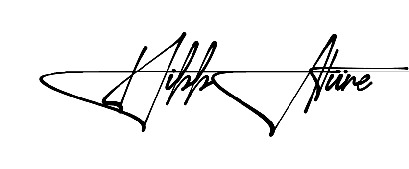 Hibba Signature name signature writing style