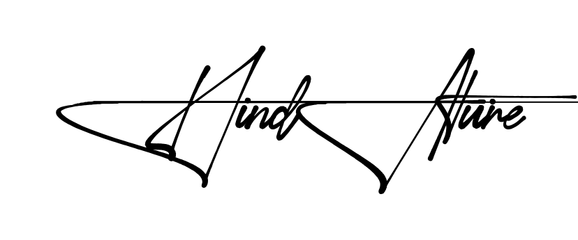 Hinda Signature name signature writing style
