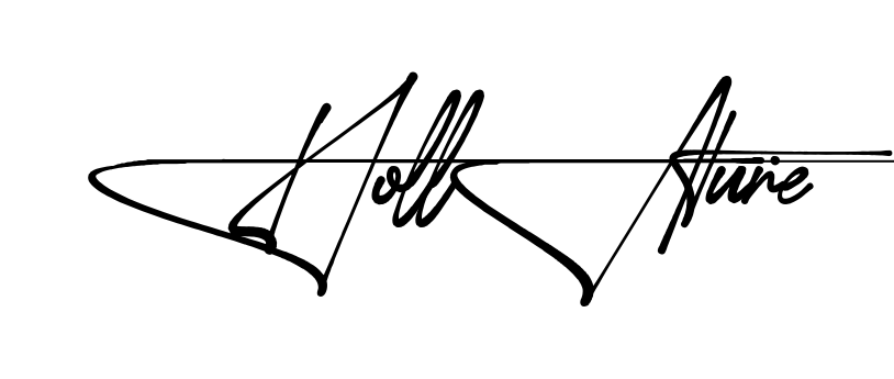 Hollace Signature name signature writing style