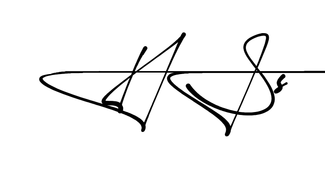 Hs S name signature writing style