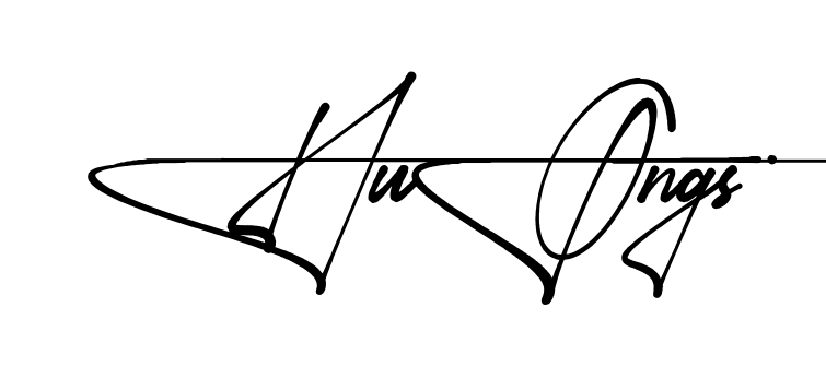 Huong S name signature writing style
