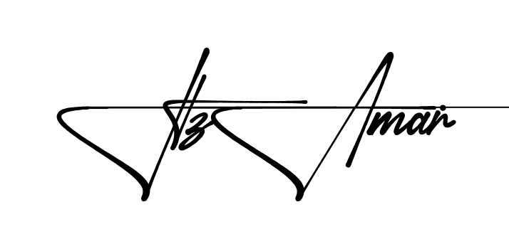 Itzamar name signature writing style