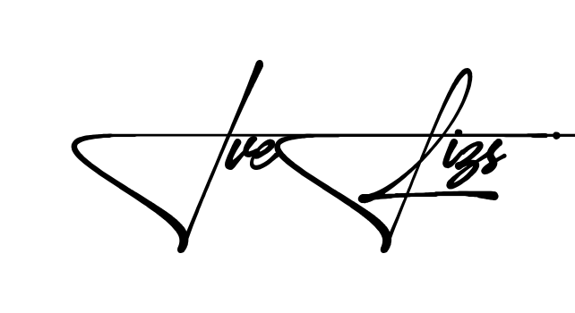 Iveliz S name signature writing style