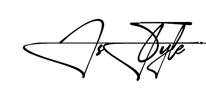 J Style name signature writing style