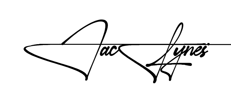 Jaclyne S name signature writing style