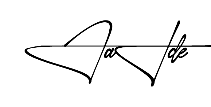 Jaide name signature writing style