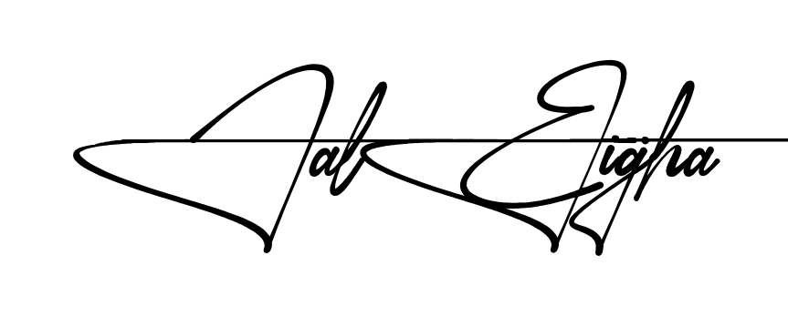 Jaleigha name signature writing style