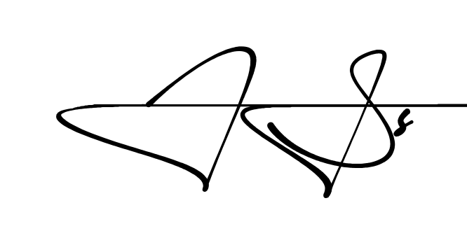 Js S name signature writing style