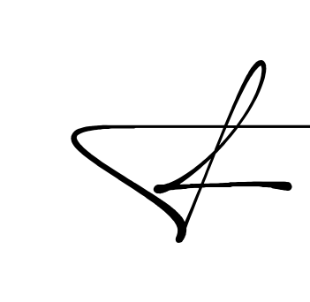 L name signature writing style