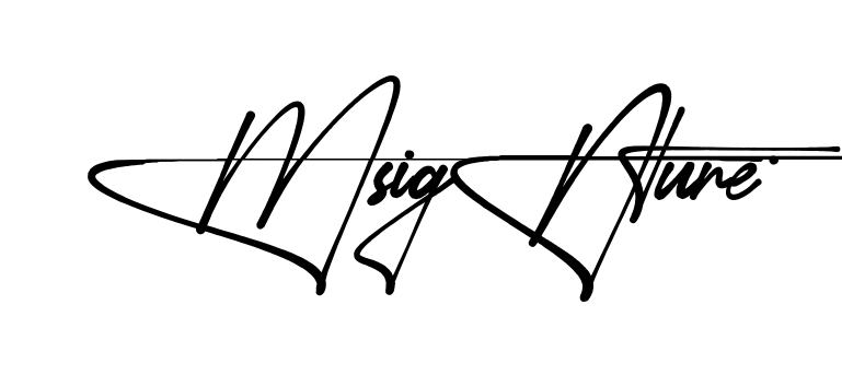 M Signature name signature writing style