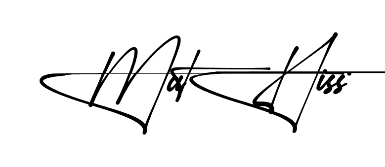Mathis S name signature writing style