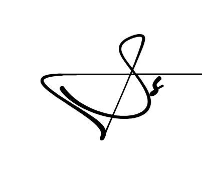 S S name signature writing style