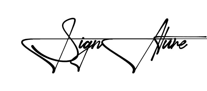 Signature name signature writing style