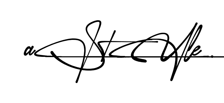 A Style signature PNG download preview