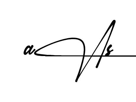 Aa S signature PNG download preview