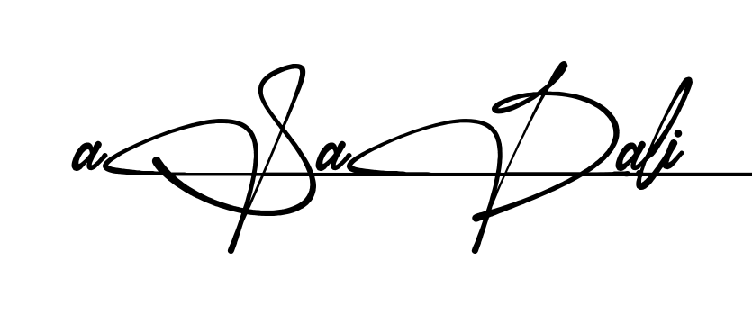 Asad Ali signature PNG download preview