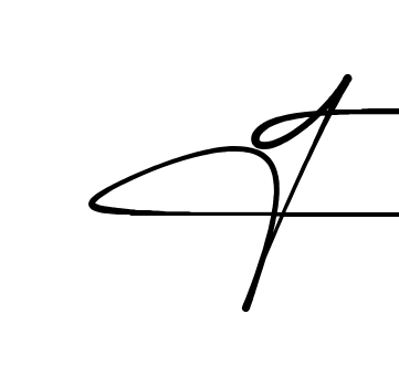 F signature PNG download preview