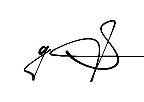 G S signature PNG download preview