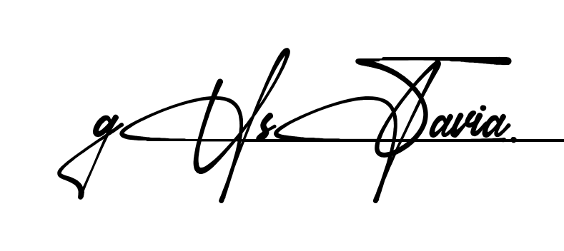 Gustavia signature PNG download preview