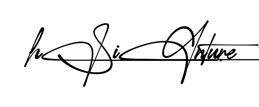 H Signature signature PNG download preview