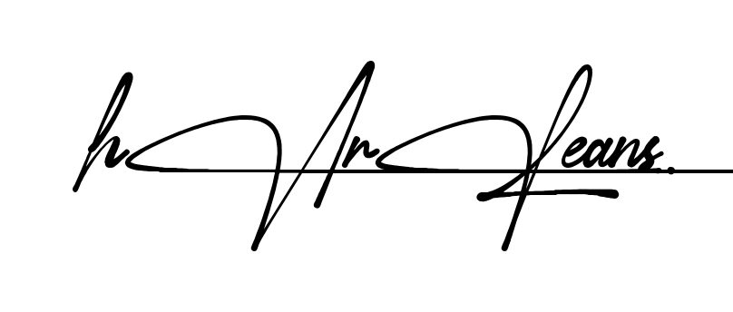 Harlean S signature PNG download preview