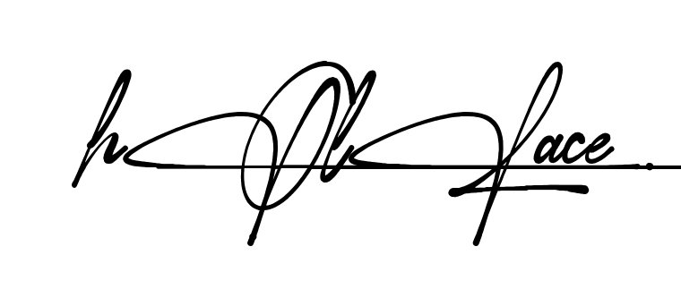 Hollace signature PNG download preview