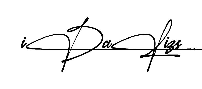 Idaliz S signature PNG download preview