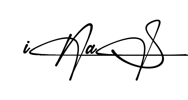 Ina S signature PNG download preview