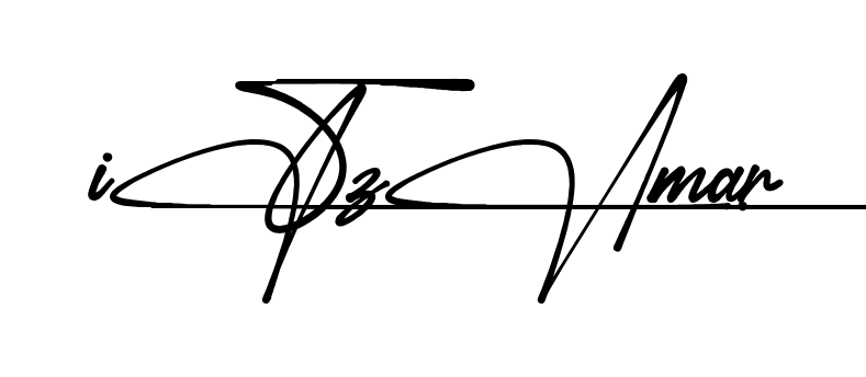 Itzamar signature PNG download preview