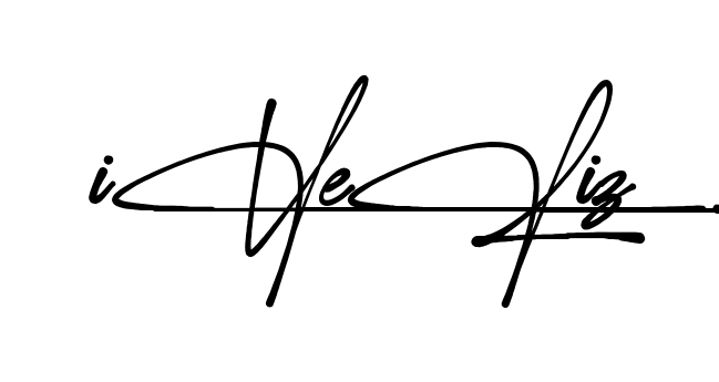 Iveliz signature PNG download preview