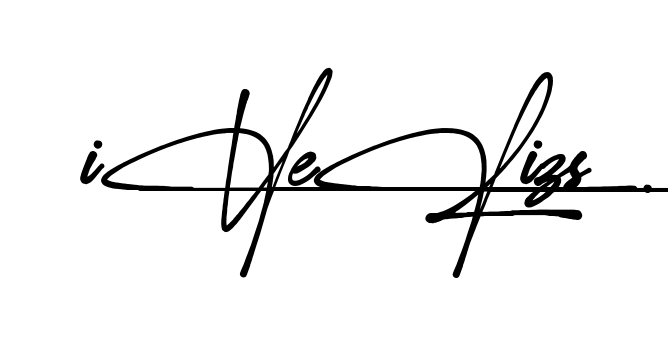 Iveliz S signature PNG download preview