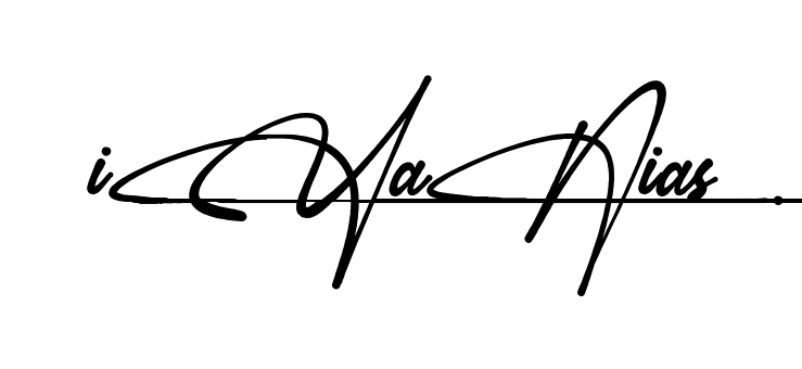 Iyania S signature PNG download preview