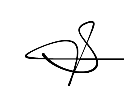 S signature PNG download preview