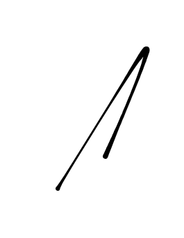 A signature without background preview