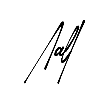 A Ali signature without background preview