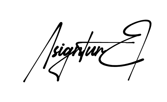 A Signature signature without background preview