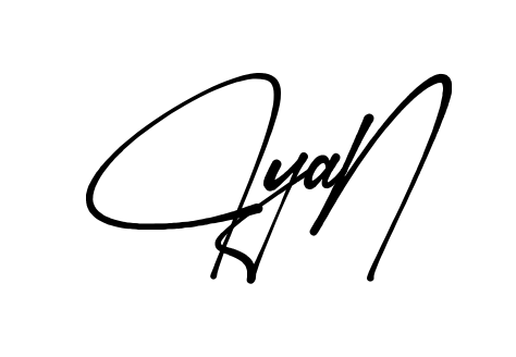 Cyan signature without background preview